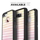 Gold to Pink WaterColor Ombre Stripes - Skin Kit for the iPhone OtterBox Cases