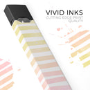 Gold to Pink WaterColor Ombre Stripes - Premium Decal Protective Skin-Wrap Sticker compatible with the Juul Labs vaping device