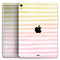 Gold to Pink WaterColor Ombre Stripes - Full Body Skin Decal for the Apple iPad Pro 12.9", 11", 10.5", 9.7", Air or Mini (All Models Available)
