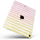 Gold to Pink WaterColor Ombre Stripes - Full Body Skin Decal for the Apple iPad Pro 12.9", 11", 10.5", 9.7", Air or Mini (All Models Available)