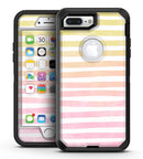Gold to Pink WaterColor Ombre Stripes - iPhone 7 Plus/8 Plus OtterBox Case & Skin Kits