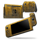 Golden Avalanche over Cliff - Vinyl Skin Wrap for Nintendo Switch 2, OLED, Lite, Pro Controller, Wii & Classic Handhelds