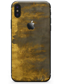 Golden Avalanche over Cliff - iPhone X Skin-Kit