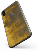 Golden Avalanche over Cliff - iPhone X Skin-Kit