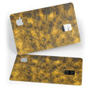 Golden Brush Fire V1 - Premium Protective Decal Skin-Kit for the Apple Credit Card