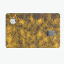 Golden Brush Fire V1 - Premium Protective Decal Skin-Kit for the Apple Credit Card
