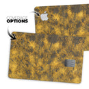 Golden Brush Fire V1 - Premium Protective Decal Skin-Kit for the Apple Credit Card