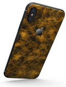 Golden Brush Fire V1 - iPhone X Skin-Kit