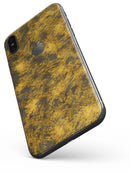 Golden Brush Fire V1 - iPhone X Skin-Kit