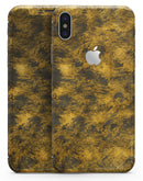 Golden Brush Fire V1 - iPhone X Skin-Kit