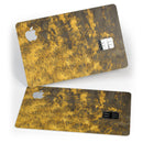 Golden Brush Fire V2 - Premium Protective Decal Skin-Kit for the Apple Credit Card