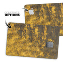 Golden Brush Fire V2 - Premium Protective Decal Skin-Kit for the Apple Credit Card