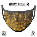 Golden Brush Fire V2 - Made in USA Mouth Cover Unisex Anti-Dust Cotton Blend Reusable & Washable Face Mask with Adjustable Sizing for Adult or Child