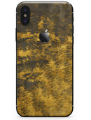 Golden Brush Fire V2 - iPhone X Skin-Kit