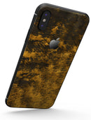 Golden Brush Fire V2 - iPhone X Skin-Kit