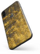 Golden Brush Fire V2 - iPhone X Skin-Kit