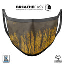 Golden Burnt Ramen V2 - Made in USA Mouth Cover Unisex Anti-Dust Cotton Blend Reusable & Washable Face Mask with Adjustable Sizing for Adult or Child