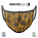 Golden Caterpillar Caverns - Made in USA Mouth Cover Unisex Anti-Dust Cotton Blend Reusable & Washable Face Mask with Adjustable Sizing for Adult or Child