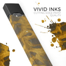 Golden Caterpillar Caverns - Premium Decal Protective Skin-Wrap Sticker compatible with the Juul Labs vaping device