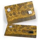 Golden Catipillar Fur - Premium Protective Decal Skin-Kit for the Apple Credit Card