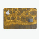 Golden Catipillar Fur - Premium Protective Decal Skin-Kit for the Apple Credit Card