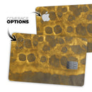 Golden Catipillar Fur - Premium Protective Decal Skin-Kit for the Apple Credit Card