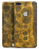 Golden Catipillar Fur - Skin-kit for the iPhone 8 or 8 Plus