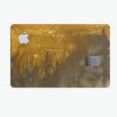 Golden Cliff Explosion - Premium Protective Decal Skin-Kit for the Apple Credit Card