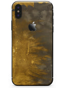 Golden Cliff Explosion - iPhone X Skin-Kit