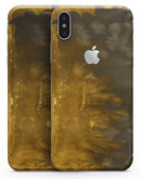 Golden Cliff Explosion - iPhone X Skin-Kit