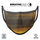 Golden Corners V2 - Made in USA Mouth Cover Unisex Anti-Dust Cotton Blend Reusable & Washable Face Mask with Adjustable Sizing for Adult or Child