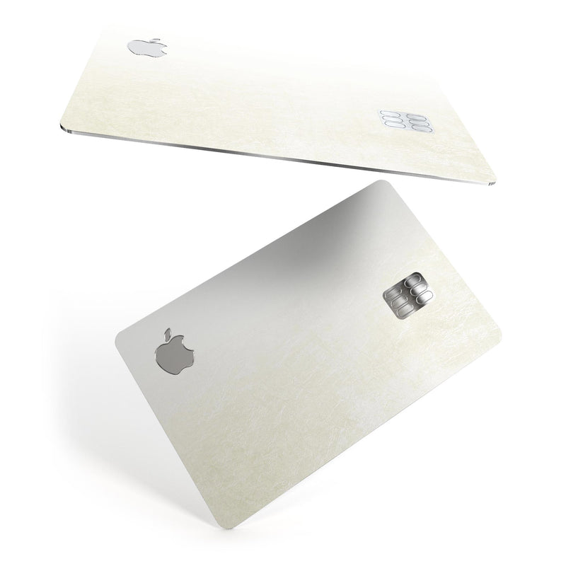 Golden Fade to White  - Premium Protective Decal Skin-Kit for the Apple Credit Card