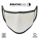 Golden Fade to White  - Made in USA Mouth Cover Unisex Anti-Dust Cotton Blend Reusable & Washable Face Mask with Adjustable Sizing for Adult or Child