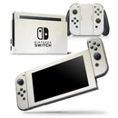 Golden Fade to White - Vinyl Skin Wrap for Nintendo Switch 2, OLED, Lite, Pro Controller, Wii & Classic Handhelds