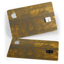 Golden Fiber Explosion - Premium Protective Decal Skin-Kit for the Apple Credit Card