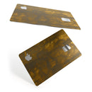 Golden Fiber Explosion - Premium Protective Decal Skin-Kit for the Apple Credit Card