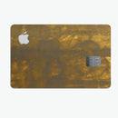 Golden Fiber Explosion - Premium Protective Decal Skin-Kit for the Apple Credit Card
