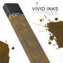Golden Fiber Explosion - Premium Decal Protective Skin-Wrap Sticker compatible with the Juul Labs vaping device