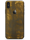 Golden Fiber Explosion - iPhone X Skin-Kit