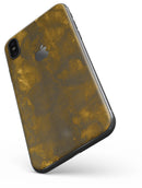 Golden Fiber Explosion - iPhone X Skin-Kit