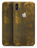 Golden Fiber Explosion - iPhone X Skin-Kit
