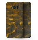 Golden Fire Wisps V1 - Samsung Galaxy S8 Full-Body Skin Kit
