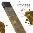 Golden Fire Wisps V1 - Premium Decal Protective Skin-Wrap Sticker compatible with the Juul Labs vaping device