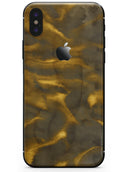 Golden Fire Wisps V1 - iPhone X Skin-Kit