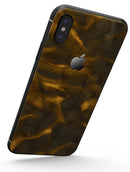 Golden Fire Wisps V1 - iPhone X Skin-Kit