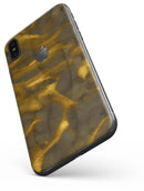 Golden Fire Wisps V1 - iPhone X Skin-Kit