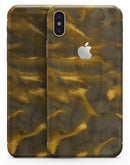 Golden Fire Wisps V1 - iPhone X Skin-Kit