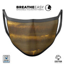 Golden Forest Field - Made in USA Mouth Cover Unisex Anti-Dust Cotton Blend Reusable & Washable Face Mask with Adjustable Sizing for Adult or Child