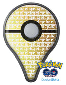 Golden Greek Pattern Pokémon GO Plus Vinyl Protective Decal Skin Kit