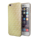 Golden Greek Pattern iPhone 6/6s or 6/6s Plus 2-Piece Hybrid INK-Fuzed Case